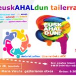 Euskahaldun tailerra