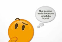 Euskara baneki…? Misterioa argituta: AEKren kanpaina