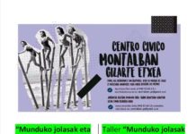 “Munduko jolasak eta eskulanak” tailerra