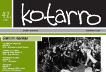 Kotarro 41 aldizkaria kalean: Lizarra musikaz blai!