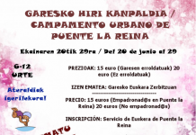 Hiri kanpaldiak Garesen, ekainaren 20tik 29ra