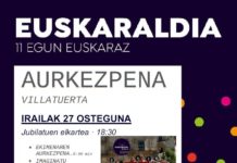 Euskaraldiaren bi aurkezpen berri: Oteitza eta Villatuerta