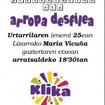 Korrika aurkezpena arropa desfilea