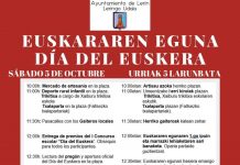 Larunbatean Euskararen Eguna Lerinen