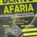 Bertso afaria
