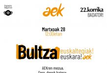Igandean BULTZA ekimena Foru plazan