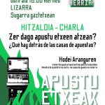 Apustu etxeak hitzaldia