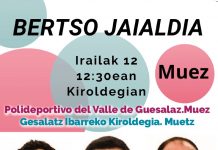 Bertso jaialdia: Maialen Lujanbio, Julio Soto eta Amets Arzallus
