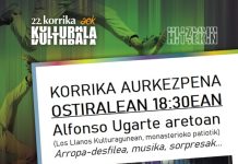 Ostiralean Korrika Aurkezpena Lizarran