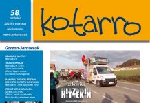 Kotarro 58 kalean da