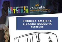 Igandean: Korrika amaiera egitaraua eta Korrika Busa Lizarratik