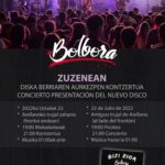 Bolbora disko berria kontzertua