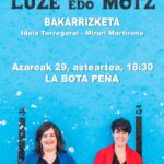 Luze edo motz Bota