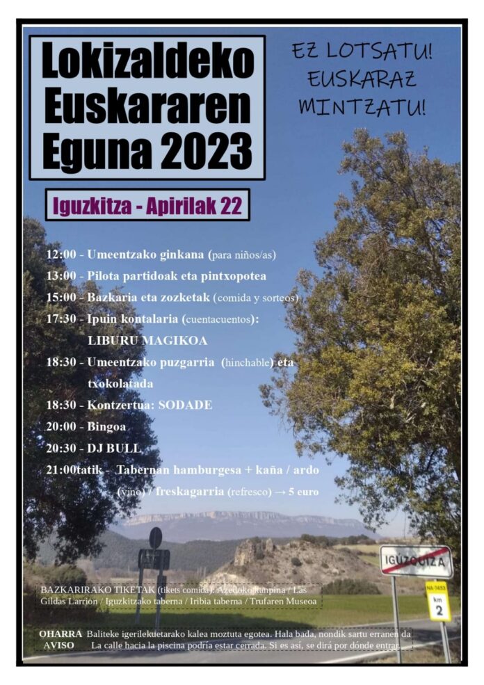 Lokitzaldeko euskararen eguna 2023