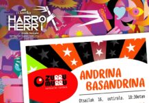 Ostiralean Andrina Basandrina Bota Peñan
