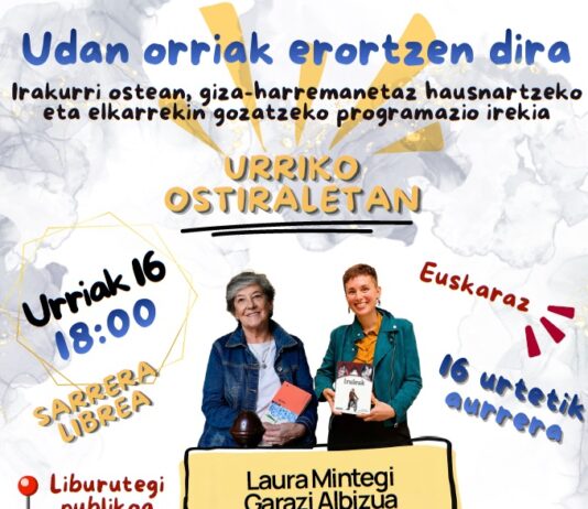 Ostiralean topaketa berria: Garazi Albizua eta Laura Mintegi