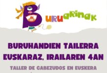 Ostiralean buruhandien tailerra (astelehena azken eguna izena emateko)