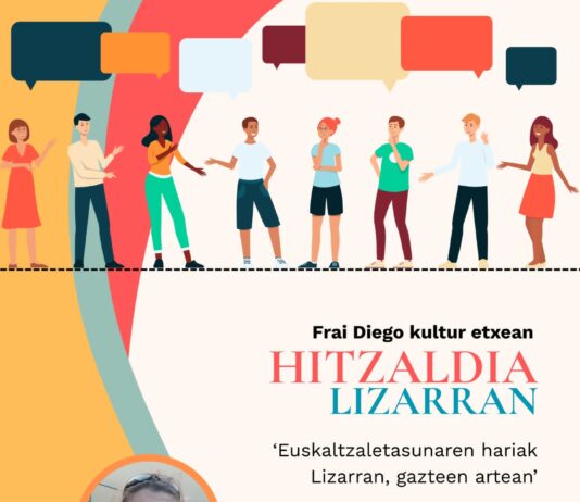 Ostegunean “Euskaltzaletasunaren hariak Lizarran, gazteen artean” hitzaldia